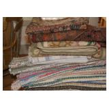 Oriental, wool, and rag rugs