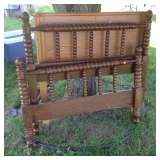 Cherry wood twin bed $20