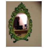 Custom painted mirror