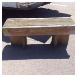 Primitive farm bench 