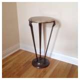 Marble top lamp table