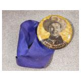 "Roy Rogers" Pin back