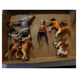 Small Cowboy & Horses lot