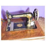 Singer Sewing Machine opened