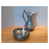 Pewter Bowl&Armetal Pichter