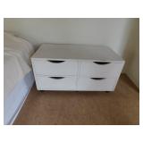 White Storage on casters