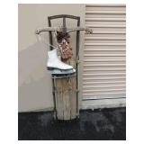 Decorated Snow Sled