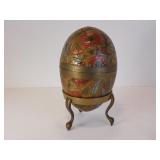 Cloisonne Egg w/stand