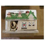 Texaco Gas Station, Ceramic w/light