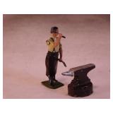 Cast Blacksmith and Anvil, articulated