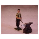 Cast Blacksmith and Anvil, articulated