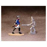 Large sets of Amer. and Brit. lead soldiers