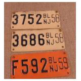 License Plates, small, motorcycle?