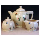 Tea Pot,Creamer,Sugar