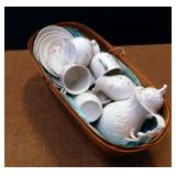 Childs Tea Set with Basket