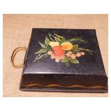 Tole painted tray