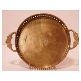 Brass Wine Bottle Tray