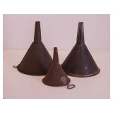 Grouping of Tin Funnels