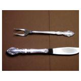 Sterling "Grandeur" pickle fork,butter knife