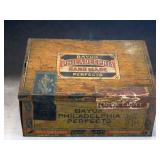 Tin cigar box