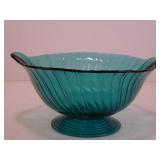 Mid Century Teal Bowl