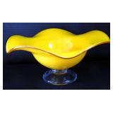 Yellow Glass Bowl