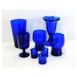 Blue Glass Grouping