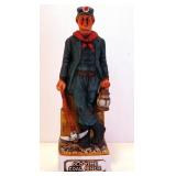 Coal Miner Collectiable Bottle
