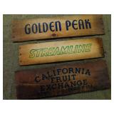 Fruit Crate Signs