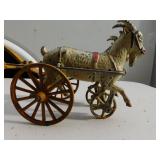 Metal Goats with Cart