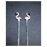 Frosted Glass Stirrers