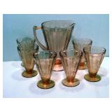 Ice Tea Pitcher and Glasses