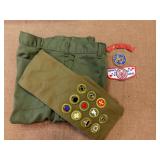 Boy Scout Pants,Sash,Patches