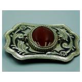 White Metal Belt Buckle