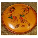 Wood Placque, Dancers