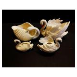 Goebel and Lenox Swan lot