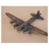 Unmarked Metal Plane Wingspan 10"