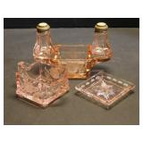 Elegant Depression Condiment Set