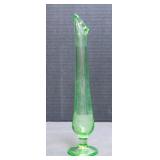 Uranium Glass Bud Vase