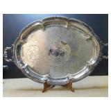 Large Oval SP Platter approx 30"
