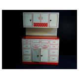 Tin Childs/Doll Cabinet