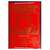 Original Keith Haring Marker Drawing On Poster