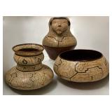 Shipibo Polychrome Peruvian Vessels