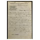 Letter: Booker T. Washington