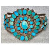 Antique Navajo Turquoise Bracelet