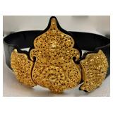 Vintage Judith Leiber Leather Belt