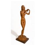 Gleb W. Derujinsky "NUDE BEAUTY" Carved Sculpture