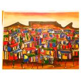 South African Oil Painting, Bikis