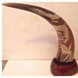 Chinese Carved Horn