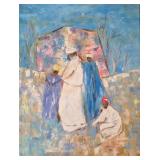Middle Eastern Painting, Signed